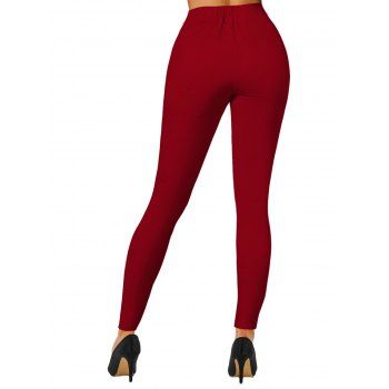 Christmas Women Outfit Colorblock 3D Print Top and Leggings Set