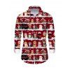 Holiday Couple Outfit Christmas Tree Cat Print Faux Fur Dress and Shirt Set - Rouge Vineux S | US 4