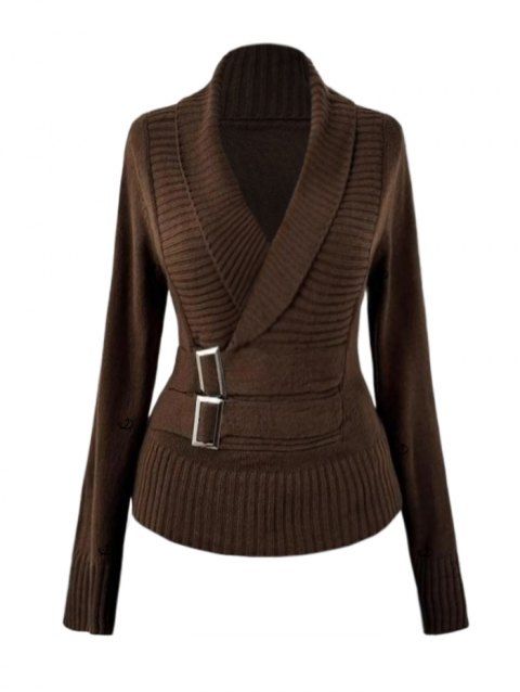 Pull de couleur unie, pull texturé à anneaux carrés