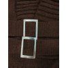 Women Outfit Solid Color Square Ring Sweater and Grommet Leggings Set - Café profond S | US 4
