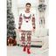 Ensemble haut et pantalon à imprimé flocon de neige et sapin de Noël pour homme - Rouge M