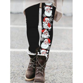 Christmas Women Outfit Santa Claus Elk Horn Letter Print Top and Leggings Set