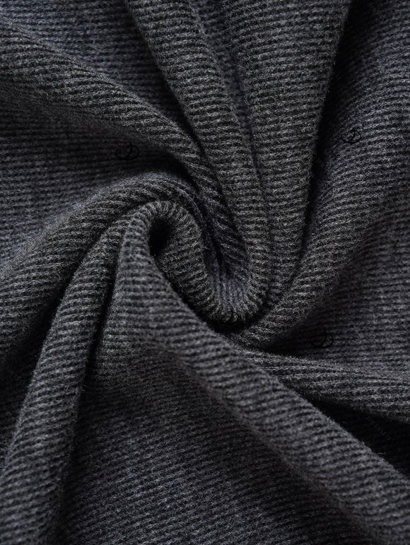 Women Outfit Tribal Print Patchwork Hooded Top Buckle Leggings and Boots Set - Gris S | US 4