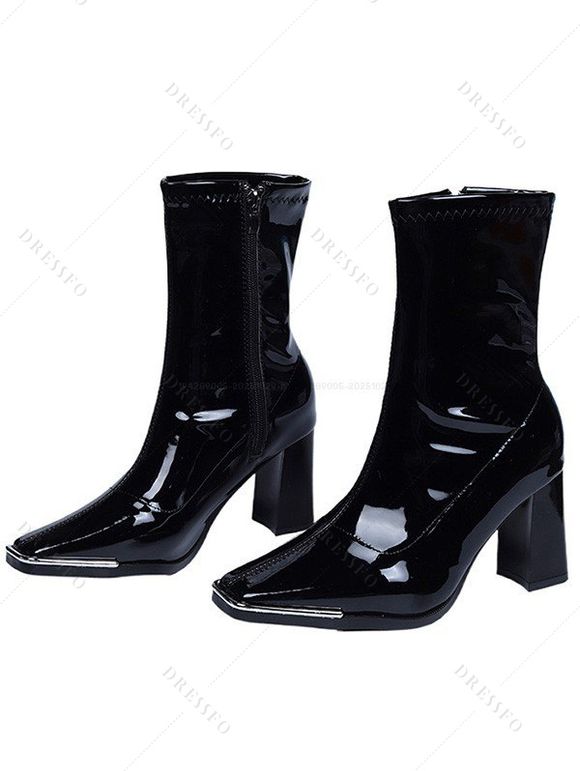 Women Outfit Tribal Print Patchwork Hooded Top Buckle Leggings and Boots Set - Gris S | US 4