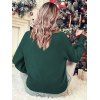 Pull de Noël à col rond imprimé « Joyeux Noël » - Vert profond S | US 4