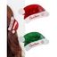 Lot de 2 pinces à cheveux de Noël avec motif flocons de neige et lettres - Accessoires de fête - multicolor A 