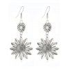 Boucles d'oreilles bohèmes citron tournesol vintage - Argent 