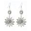 Boucles d'oreilles bohèmes citron tournesol vintage - Argent 