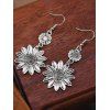 Boucles d'oreilles bohèmes citron tournesol vintage - Argent 