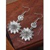 Boucles d'oreilles bohèmes citron tournesol vintage - Argent 