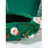 Bandeau de Noël avec nœud papillon, Père Noël et fausses pierres précieuses, accessoire de fête - Vert 