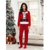 Ensemble de pyjama de Noël imprimé 3D pour femme - Rouge S | US 4