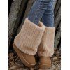 Slip-On Winter Boots for Women Plush Lined Ankle Snow Boots - café lumière EU 42