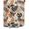 Chemise de vacances pour homme à imprimé floral et feuilles, boutonnée - multicolor A 2XL