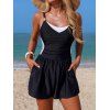 Maillot de bain de plage gainant, shorty coloré, maillot de bain de vacances - Noir XL | US 10