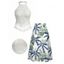 Vacation Outfit Tassel Cropped Tank Top and Coconut Tree Leaf Print Skirt Set - Vert S | US 4