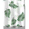 Chemise de vacances pour homme, imprimé feuilles tropicales, boutonnée - PLANT GREEN XL