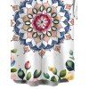 Chemise de vacances pour homme, imprimé floral mandala, boutonnée - multicolor S