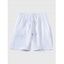 Short de plage décontracté pour homme, couleur unie, taille à cordon de serrage - Blanc L
