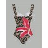 Ensemble maillot de bain de vacances Lily à imprimé floral, maillot de bain une pièce à armatures et jupe moulante - multicolor A XL | US 10