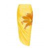 Ensemble maillot de bain de vacances Lily à imprimé floral, maillot de bain une pièce à armatures et jupe moulante - Jaune L | US 8