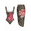 Ensemble maillot de bain de vacances Lily à imprimé floral, maillot de bain une pièce à armatures et jupe moulante - multicolor A M | US 6