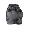 Short de yoga tie-dye push-up taille haute - Gris XL | US 10