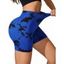 Short de yoga tie-dye push-up taille haute - Bleu XL | US 10
