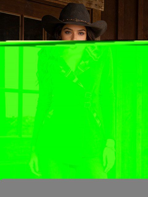 Haut à Capuche en Tricot Imprimé Jointif Tribal avec Boucle à Manches Longues