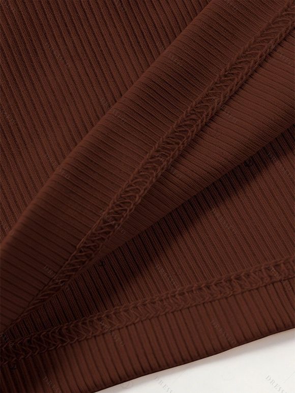 Textured Solid Color Tank Top Padded Sleeveless Cropped Top - PALE GOOSE YELLOW M | US 6