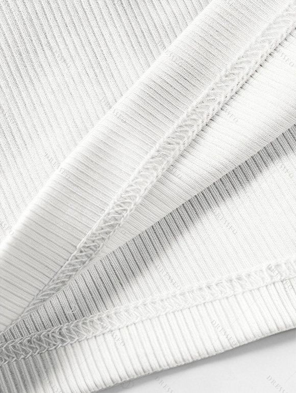 Vacation Couple Outfit Solid Color Tank Top Floral Leaf Print Belt Pants and Shirt Shorts Set - Vert Armée S | US 4