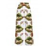 Vacation Pants Tropical Monstera Leaf Print Belt Wide Leg Pants - PLANT GREEN XXXL | US 16