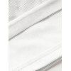 Textured Solid Color Tank Top Padded Sleeveless Cropped Top - Blanc XL | US 12