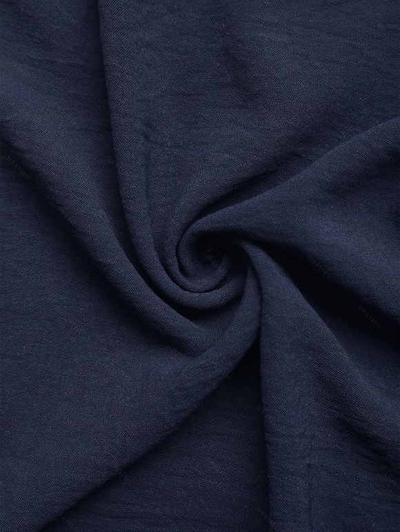 Vacation Wide Leg Jumpsuit Striped Print Pocket Off the Shoulder Jumpsuit - Bleu de Minuit XL | US 10