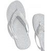 Beach Thong Sandals Rhinestone Sandals - Argent EU 37