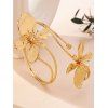 Minimalist Beach Ankle Chain Enamel Flower Vintage 3D Floral Anklet Chain - d'or 