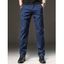 Men's Suit Pants Solid Color High Waisted Straight Pants - Noir 3XL