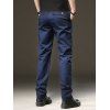 Men's Suit Pants Solid Color High Waisted Straight Pants - Cadetblue 2XL