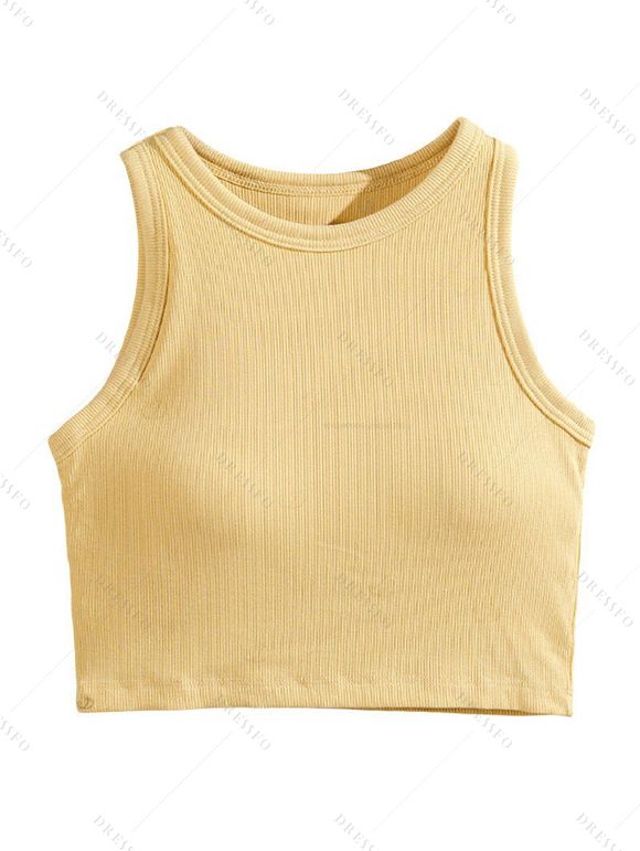 Vacation Couple Outfit Textured Tank Top Palm Leaf Print Belt Pants and Shirt Shorts Set - Noir S | US 4