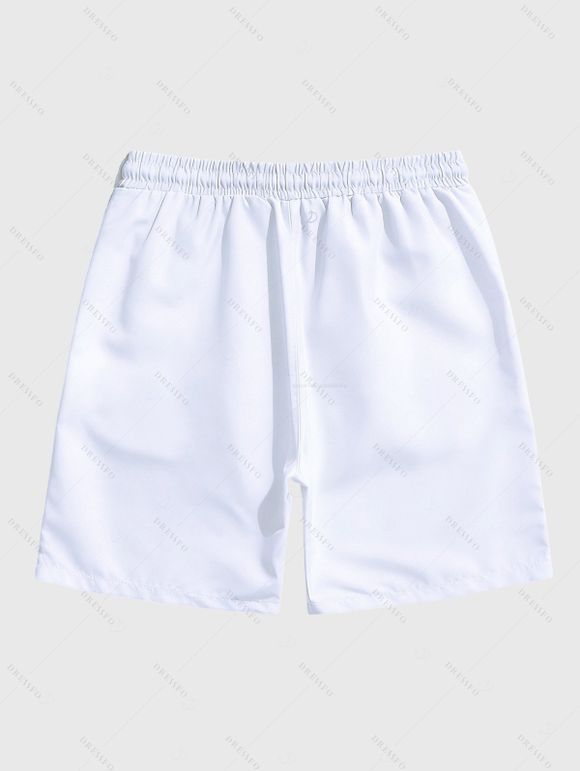 Vacation Couple Outfit Textured Tank Top Hibiscus Floral Print Belt Pants and Shirt Short Set - Vert clair S | US 4