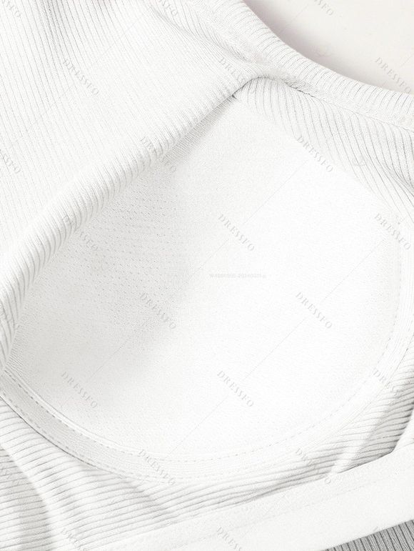 Vacation Couple Outfit Textured Tank Top Hibiscus Floral Print Belt Pants and Shirt Short Set - Vert clair S | US 4