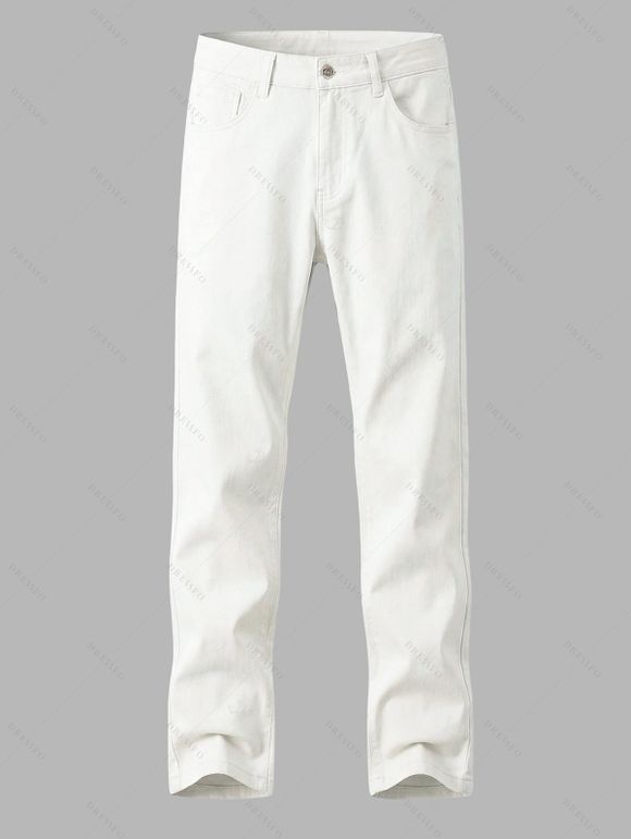 Vacation Couple Outfit Ruffle Off the Shoulder Jumpsuit and Leaf Print Shirt Pants Set - café lumière S | US 4