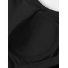 Vacation Couple Outfit Textured Tank Top Leaf Silhouette Print Belt Pants and Shirt Shorts Set - Noir S | US 4