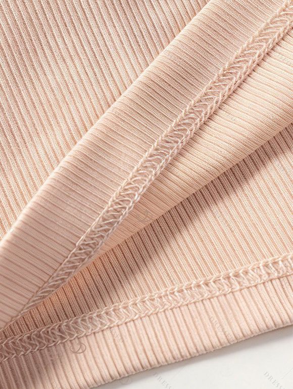 Vacation Couple Outfit Textured Tank Top Wildflower Floral Print Belt Pants and Shirt Shorts Set - Abricot S | US 4