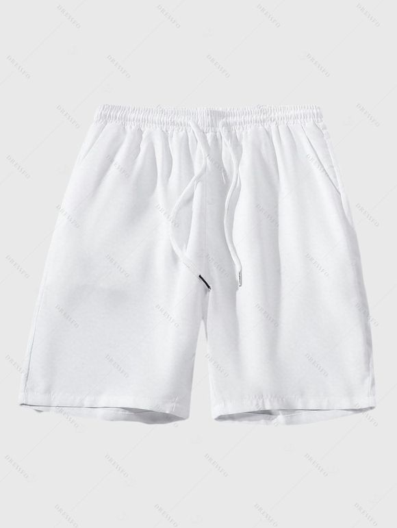 Vacation Couple Outfit Textured Tank Top Wildflower Floral Print Belt Pants and Shirt Shorts Set - Abricot S | US 4