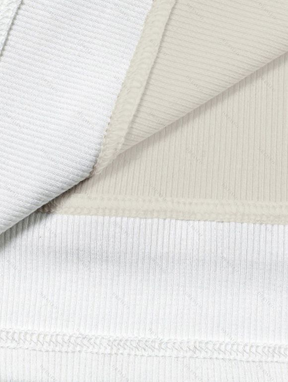 Colorblock Tank Top Padded Dual Strap Cropped Tank Top - Abricot M | US 6