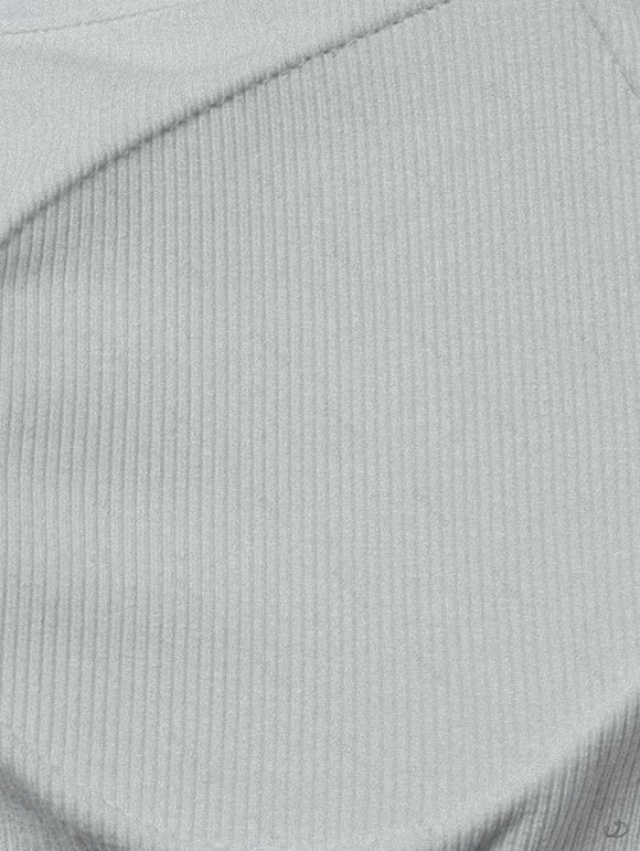 Colorblock Tank Top Padded Dual Strap Cropped Tank Top - Bleu de Minuit XL | US 12