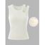 Solid Color Tank Top Cut Out Padded Cropped Tank Top - Blanc M | US 6