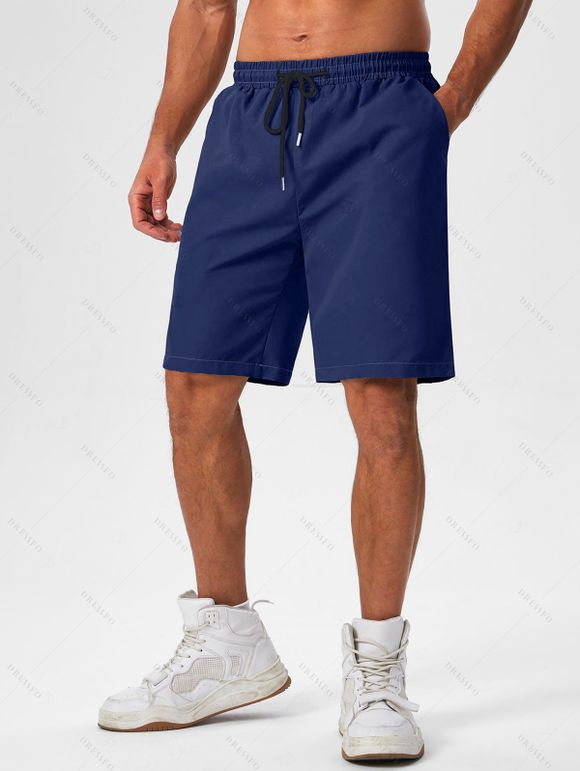 Ethnic Style Couple Outfit Textured Padded Cropped Tank Top Botanical Print Belt Pants and Shirt Shorts Set - Bleu gris S | US 4