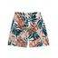 Men's Beach Shorts Tropical Leaf Print Drawstring Straight Vacation Shorts - Vert profond 5XL